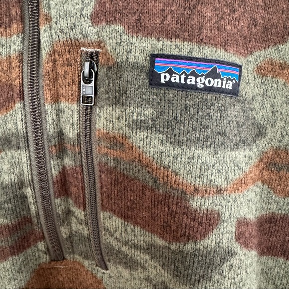 Patagonia Better Sweater Adult XL Camo 1/4 Zip Fleece Outdoor Mens 25523 BWSK - Picture 4 of 10
